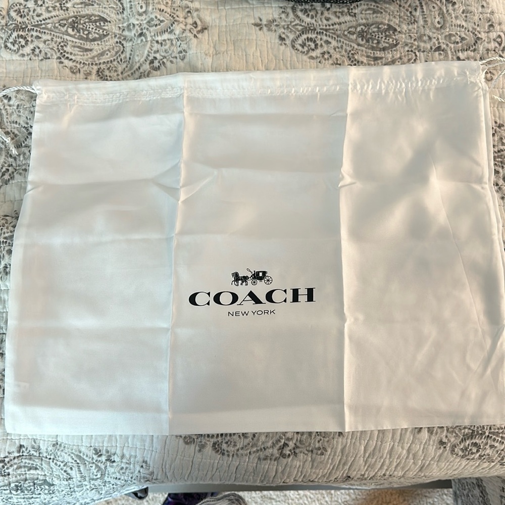 Brand new coach dust bag for purses